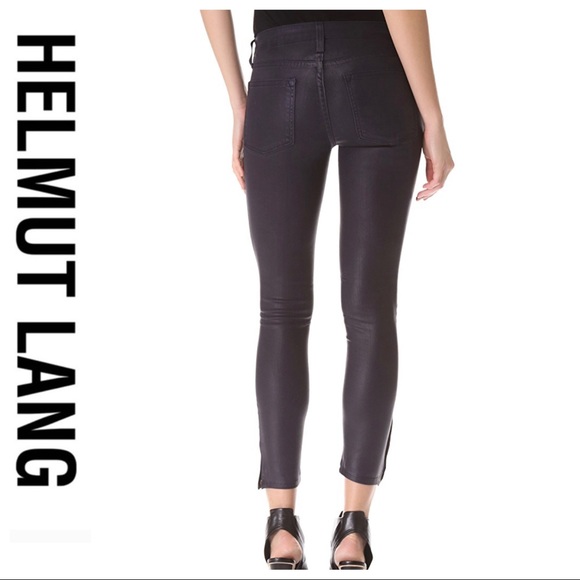💕SALE💕 Helmut Lang Gloss Crop Skinny Jeans - Picture 2 of 8